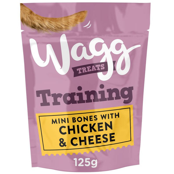 Wagg Training Treats Mini Bones with Chicken & Cheese || Waggs || view 1