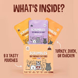 Scrumbles Gut Health Cat Food Pouches Meat in Jelly Selection