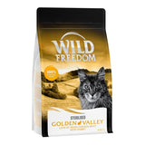 Wild Freedom Sterilised Golden Valley, 100% grain-free recipe, fresh chicken with rabbit, 400g.