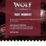 Wolf of Wilderness Adult "Ruby Midnight" – Beef & Rabbit || Wolf of Wilderness || view 7