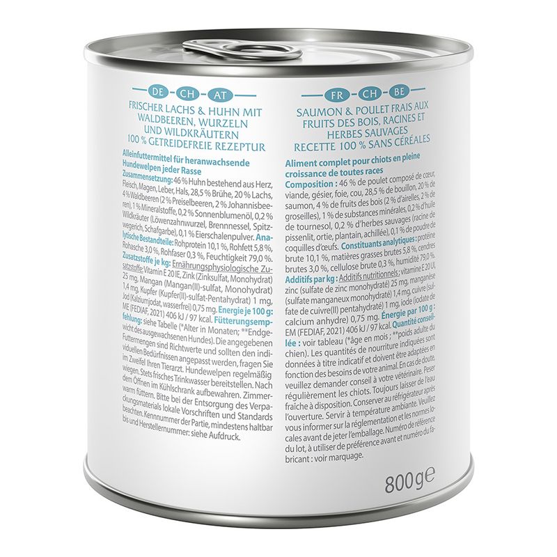 Wolf of Wilderness Junior Duo-Protein Recipe 6 x 800g || Wolf of Wilderness || view 7