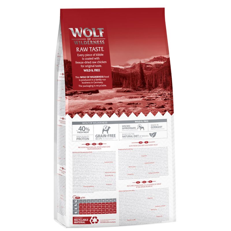 Wolf of Wilderness "Canadian Woodlands" with Beef, Cod & Turkey - Grain Free || Wolf of Wilderness || view 8