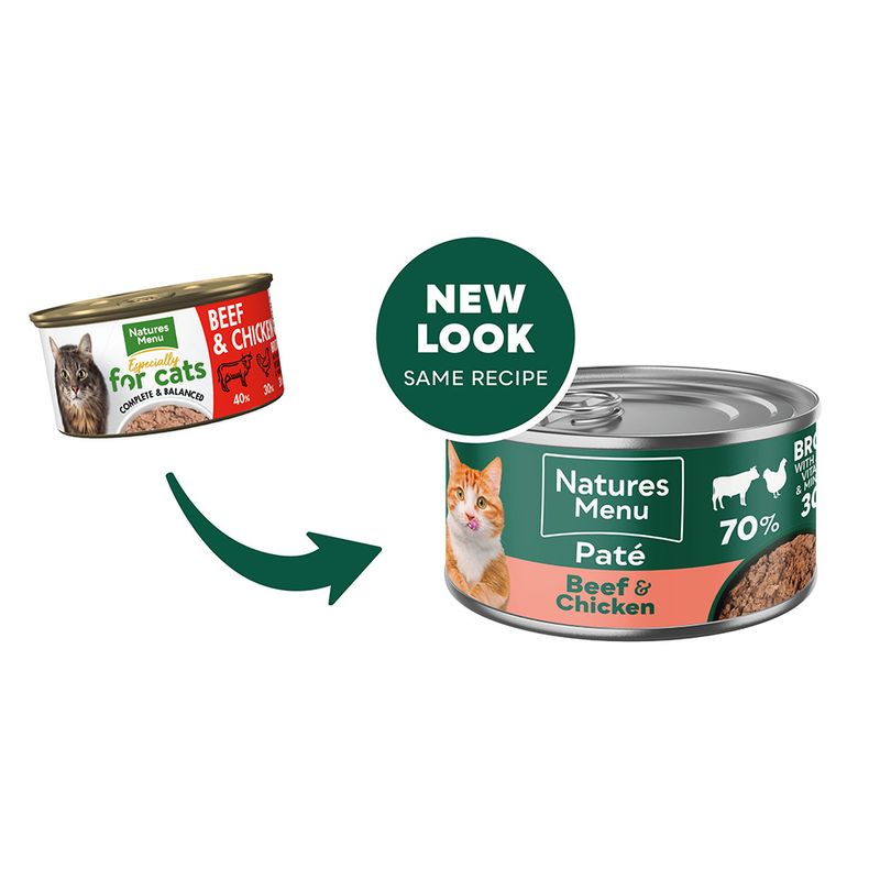 Natures Menu Pâté Cans Adult - Beef & Chicken