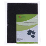 Universal activated carbon filter, size: 150mm x 200mm, pack of 3. AG, Sonnenstraße 15, 80331 München, Germany. Made in China.
